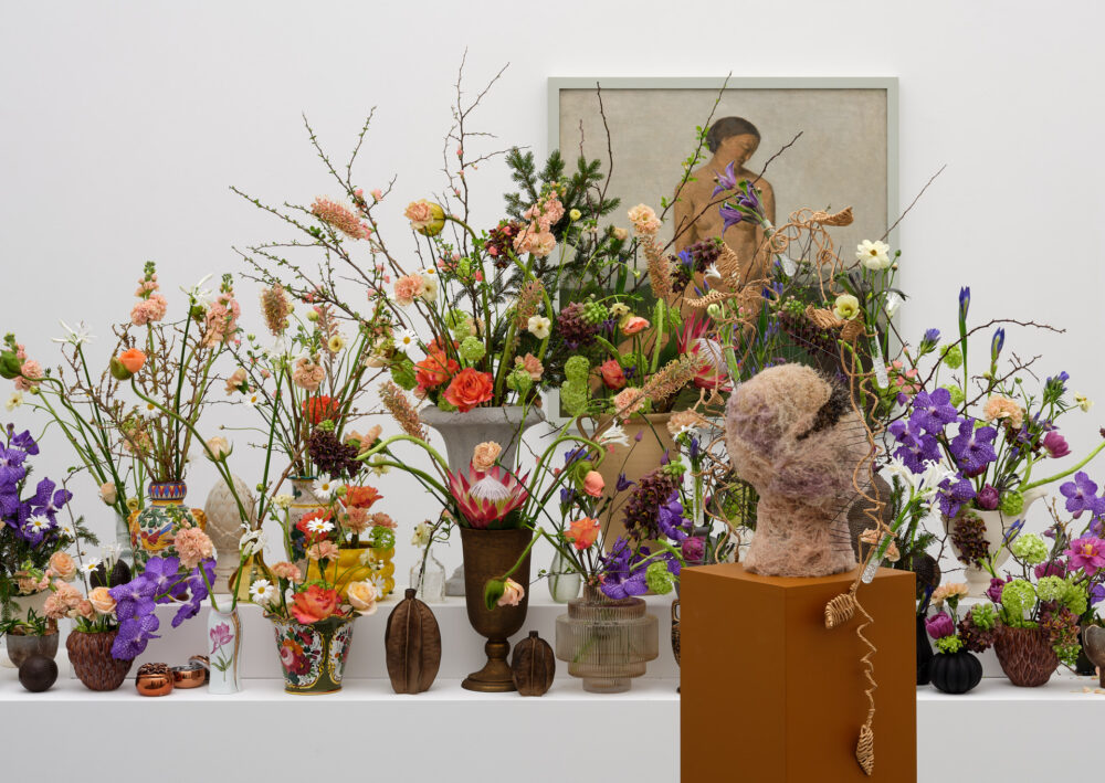 Eine florale Interpretation eines Kunstwerkes aus der Sammlung des Aargauer Kunsthauses