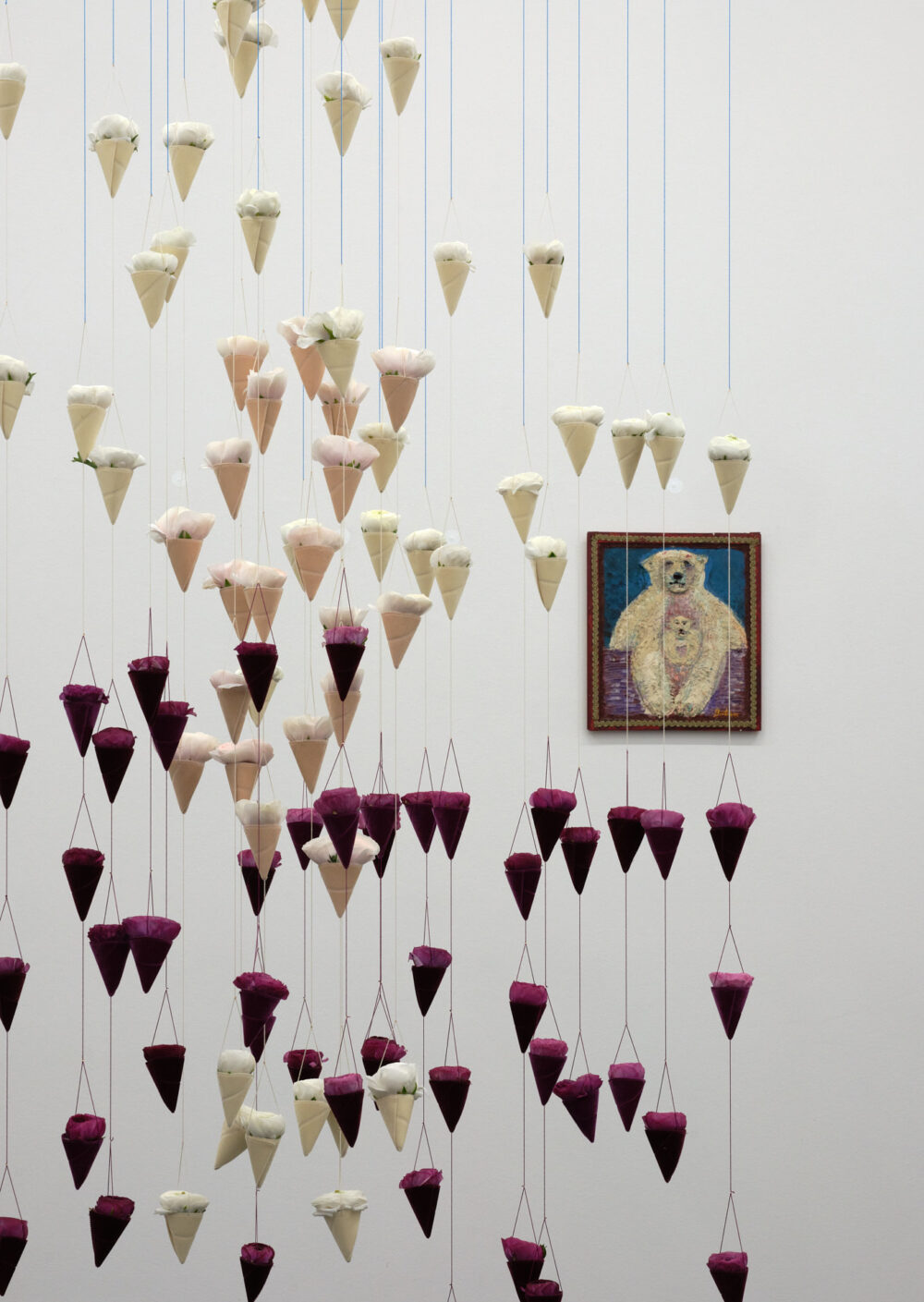 Eine florale Interpretation eines Kunstwerkes aus der Sammlung des Aargauer Kunsthauses