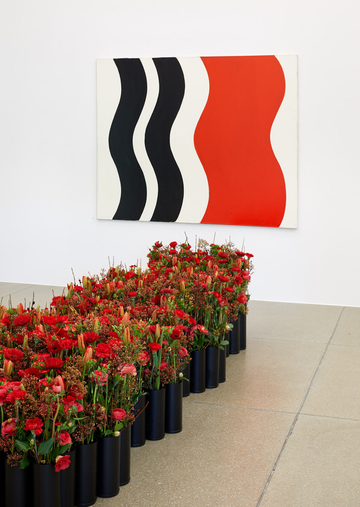 Eine florale Interpretation eines Kunstwerkes aus der Sammlung des Aargauer Kunsthauses