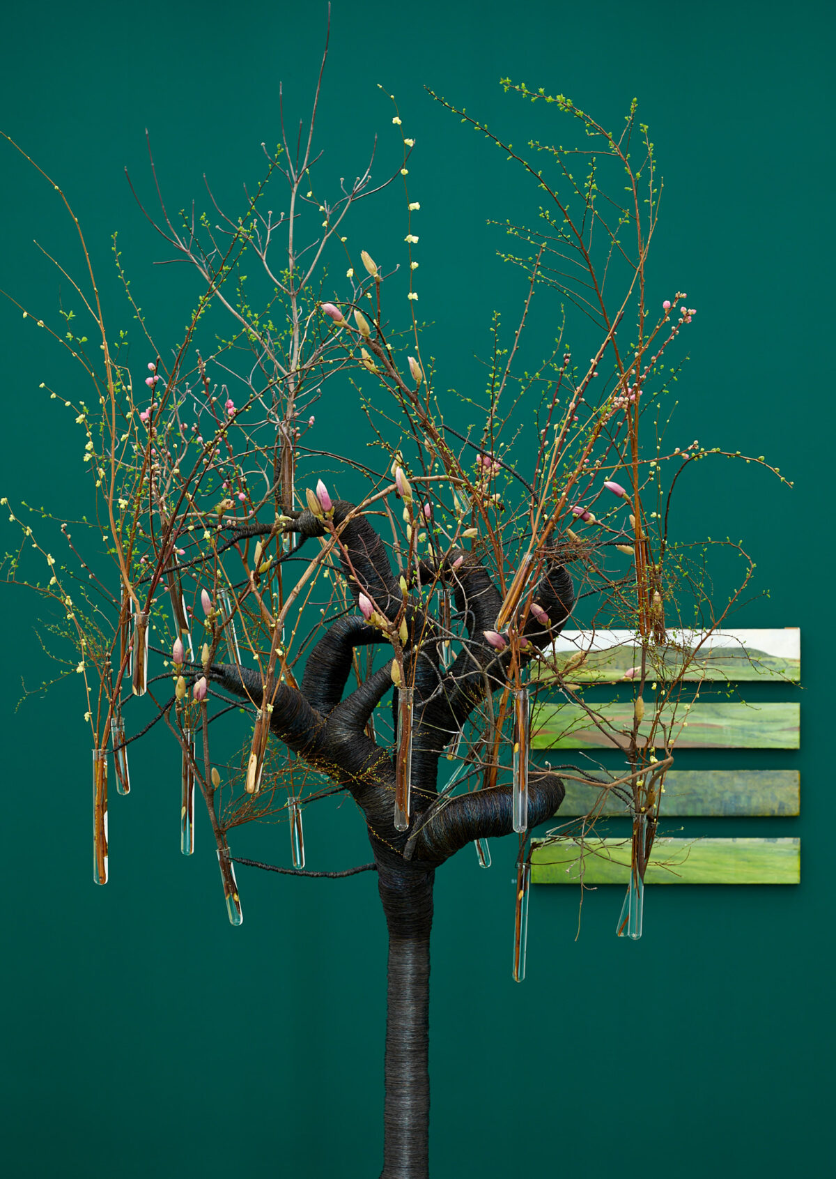 Eine florale Interpretation eines Kunstwerkes aus der Sammlung des Aargauer Kunsthauses