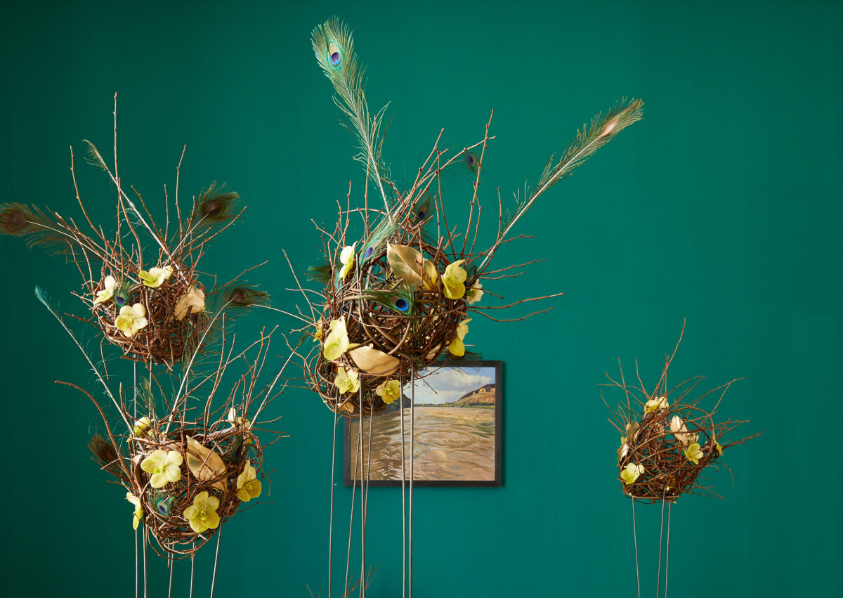 Eine florale Interpretation eines Kunstwerkes aus der Sammlung des Aargauer Kunsthauses