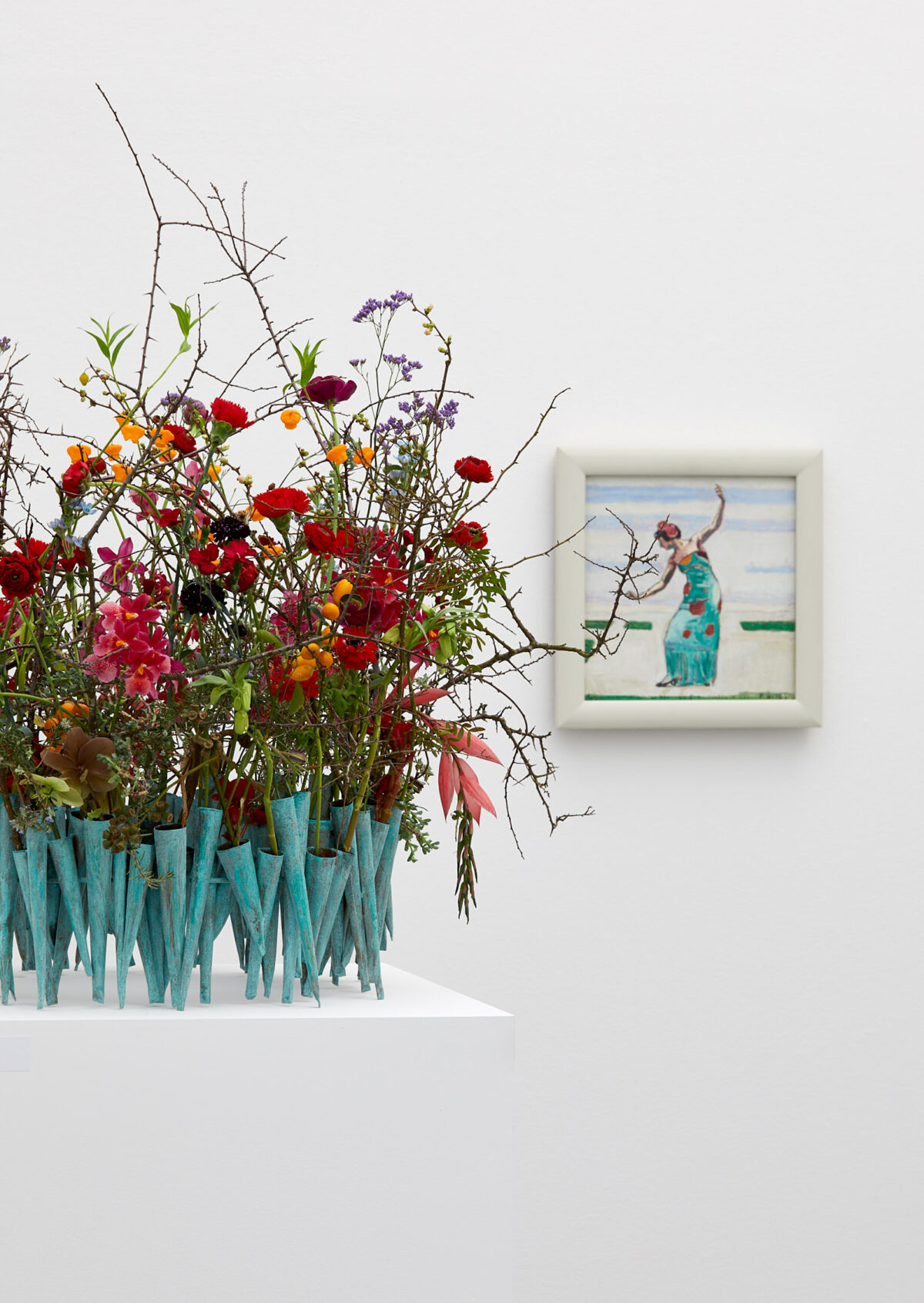 Eine florale Interpretation eines Kunstwerkes aus der Sammlung des Aargauer Kunsthauses
