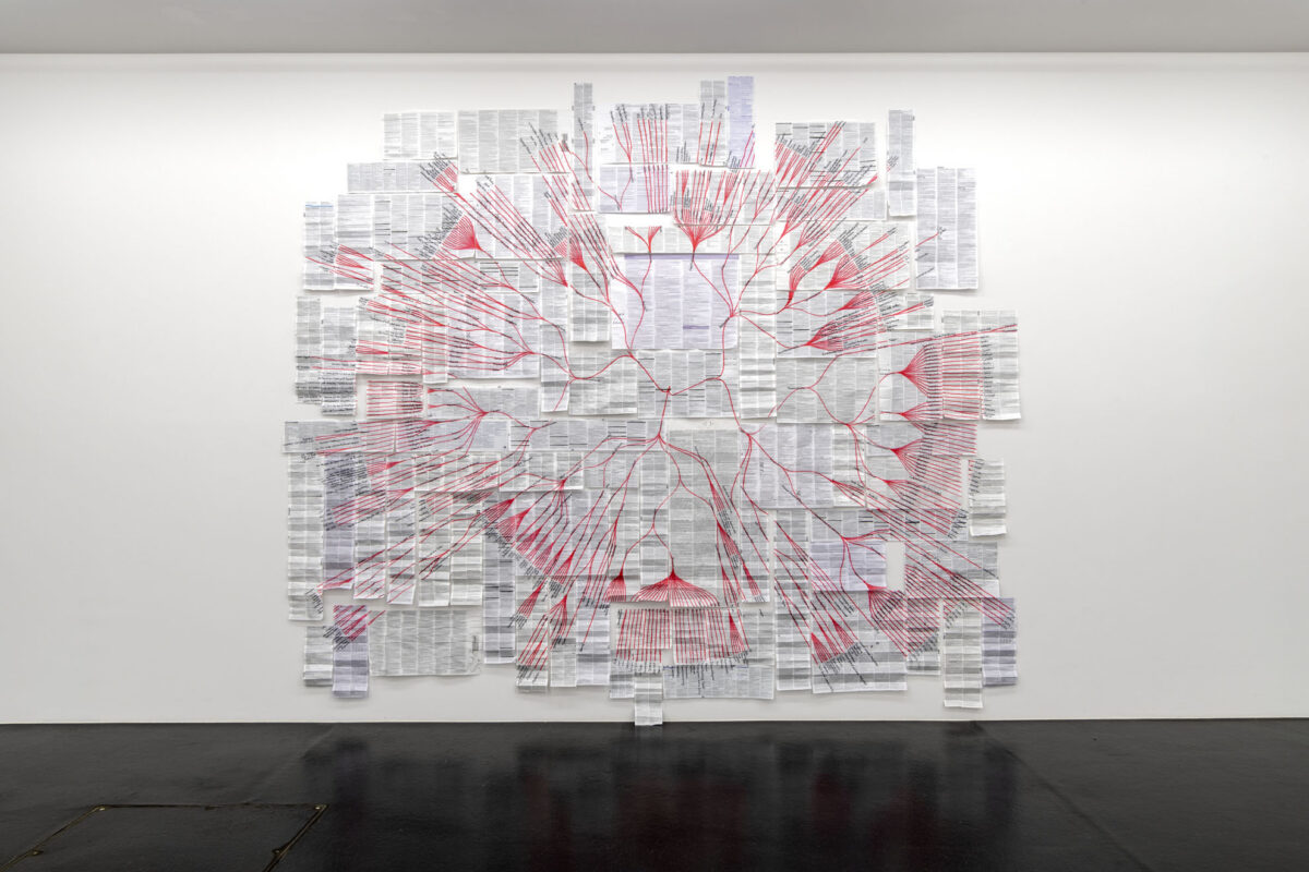 Ausstellungsansicht mit verschiedenen Werken im Aargauer Kunsthaus