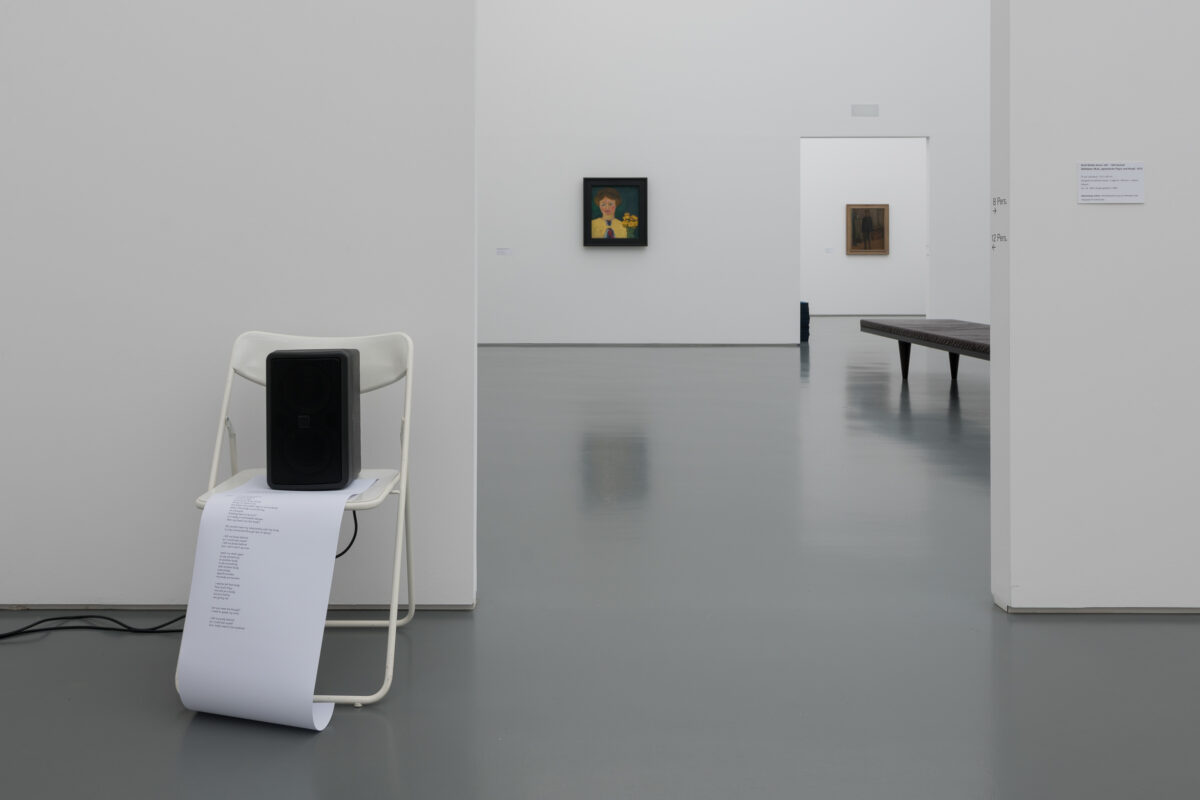 Ausstellungsansicht mit verschiedenen Werken im Aargauer Kunsthaus