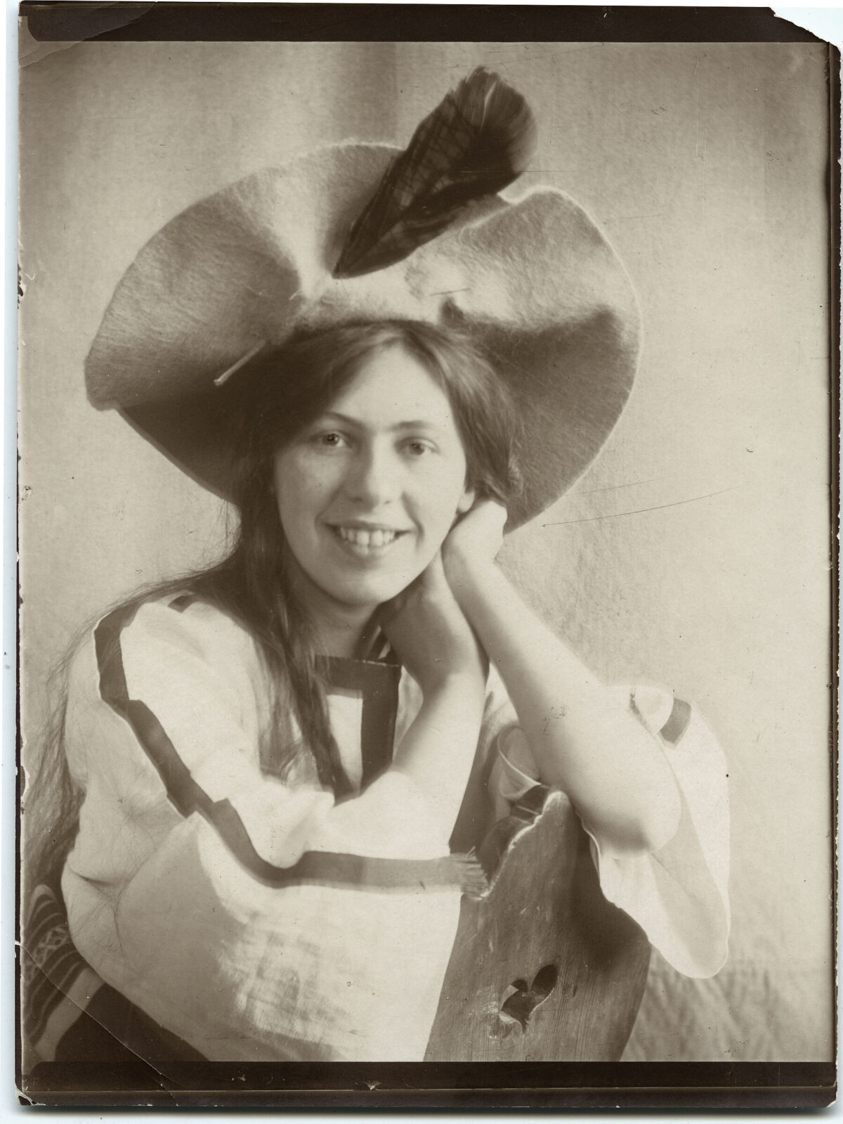 Foto einer kostümierten Frau