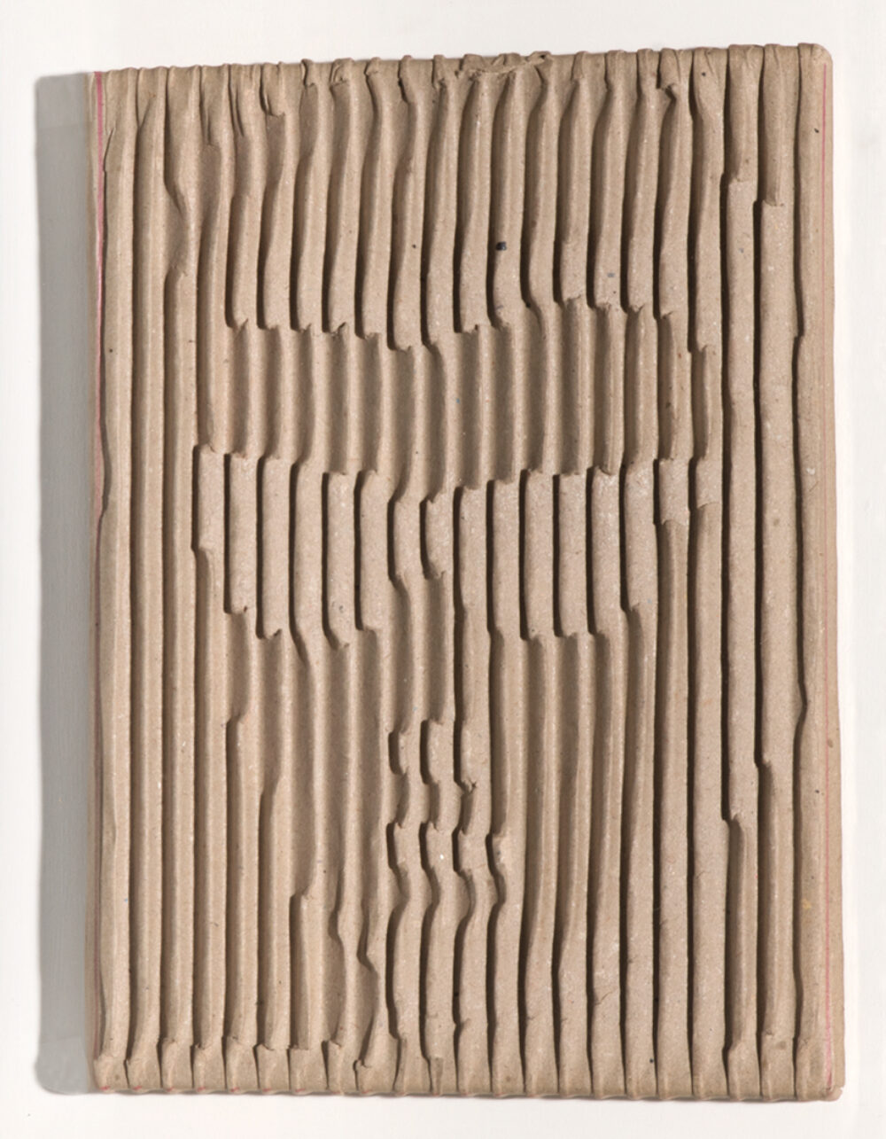 EIn Kartonrelief eines Gesichts