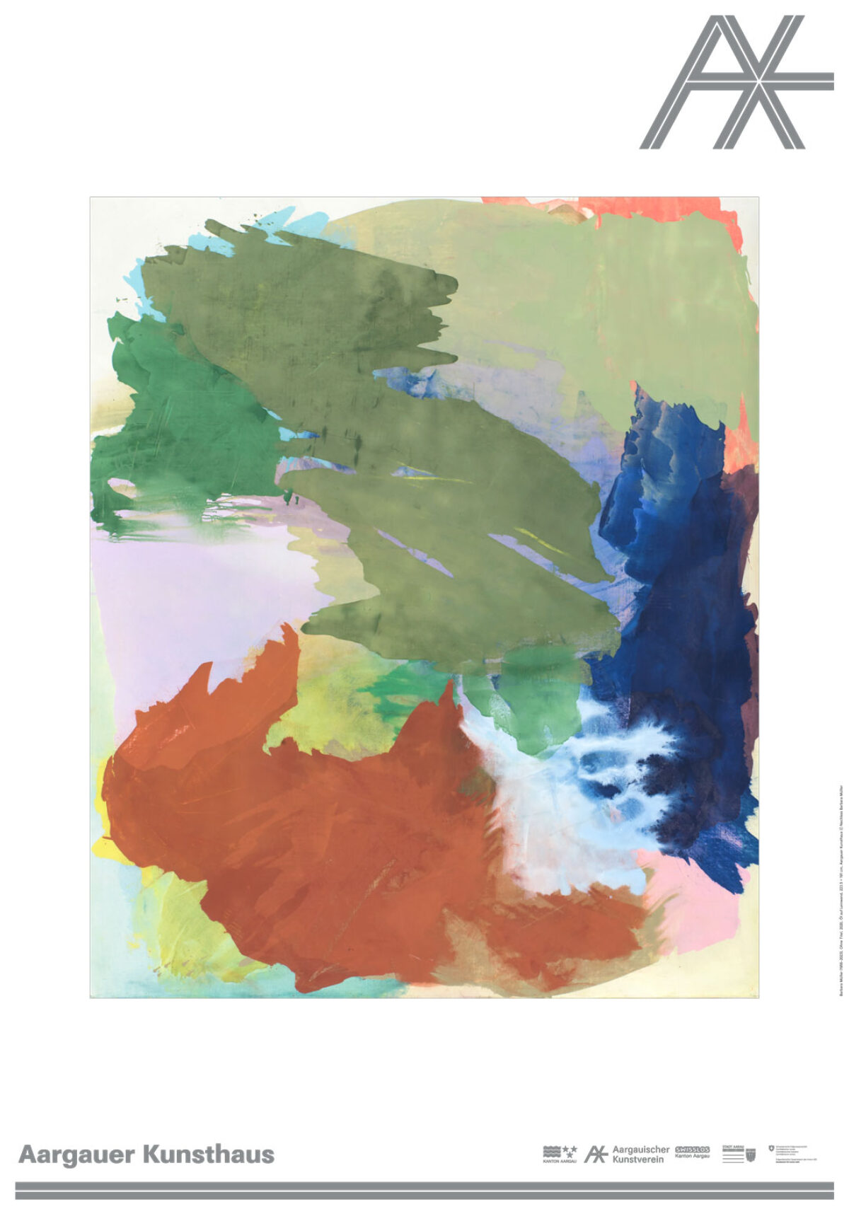 Poster mit einem Kunstwerk aus der Sammlung des Aargauer Kunsthauses