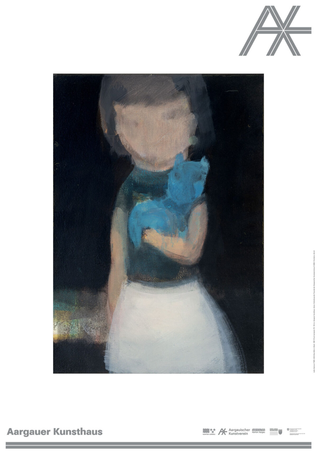 Poster mit einem Kunstwerk aus der Sammlung des Aargauer Kunsthauses