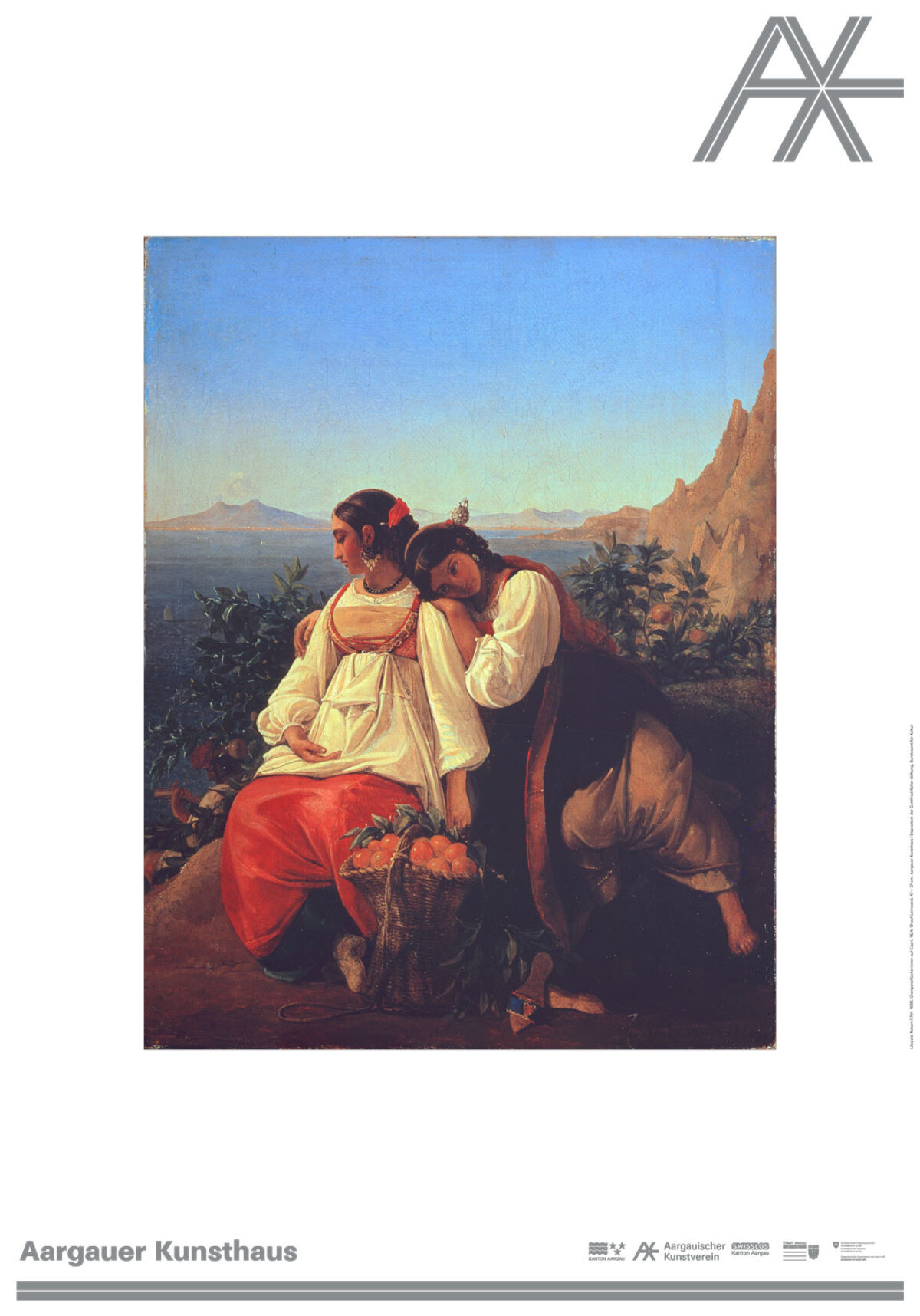 Poster mit einem Kunstwerk aus der Sammlung des Aargauer Kunsthauses