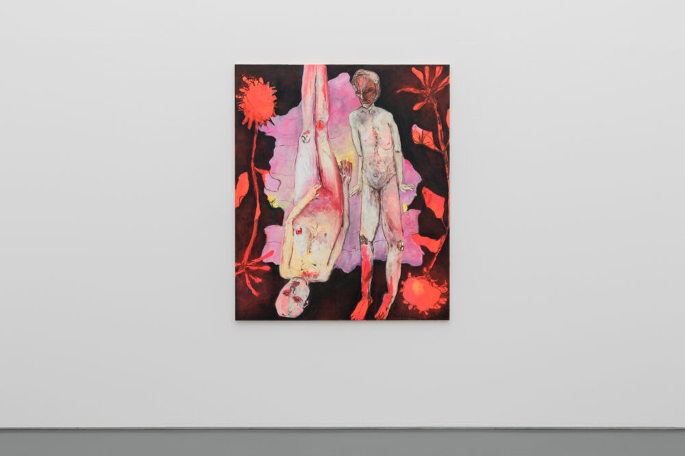 Installationsansicht von verschiedenen Kunstwerken im Aargauer Kunsthaus