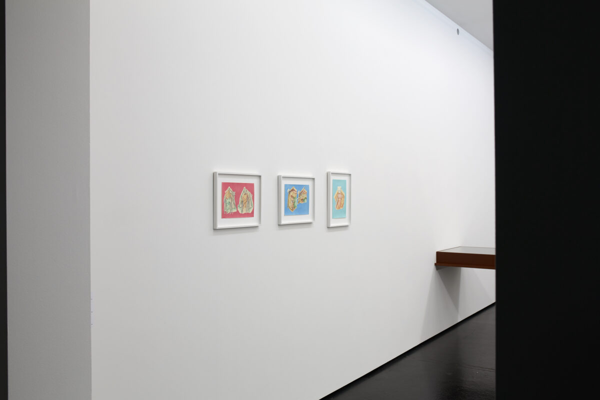 Ausstellungsansicht mit verschiedenen Kunstwerken im Aargauer Kunsthaus