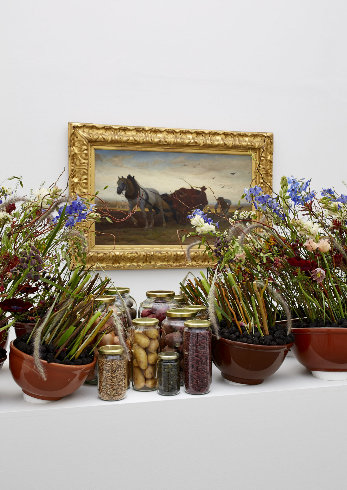 Eine florale Interpretation eines Kunstwerkes aus der Sammlung des Aargauer Kunsthauses