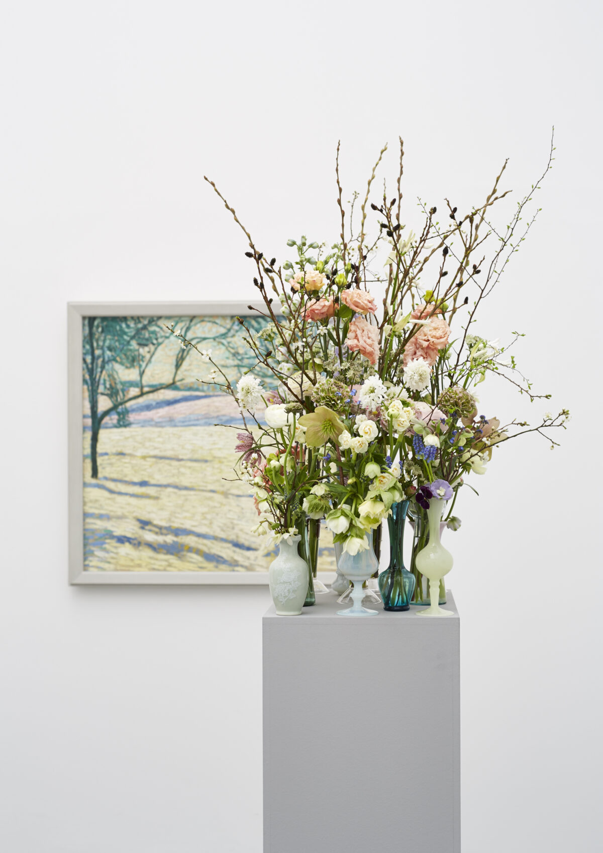 Eine florale Interpretation eines Kunstwerkes aus der Sammlung des Aargauer Kunsthauses