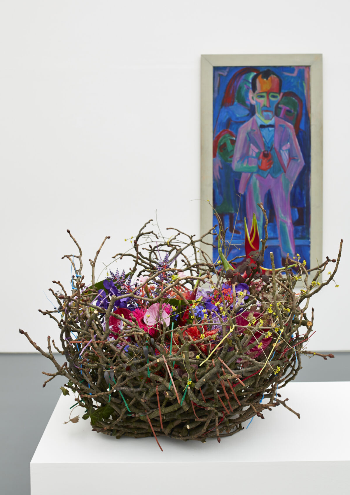 Eine florale Interpretation eines Kunstwerkes aus der Sammlung des Aargauer Kunsthauses