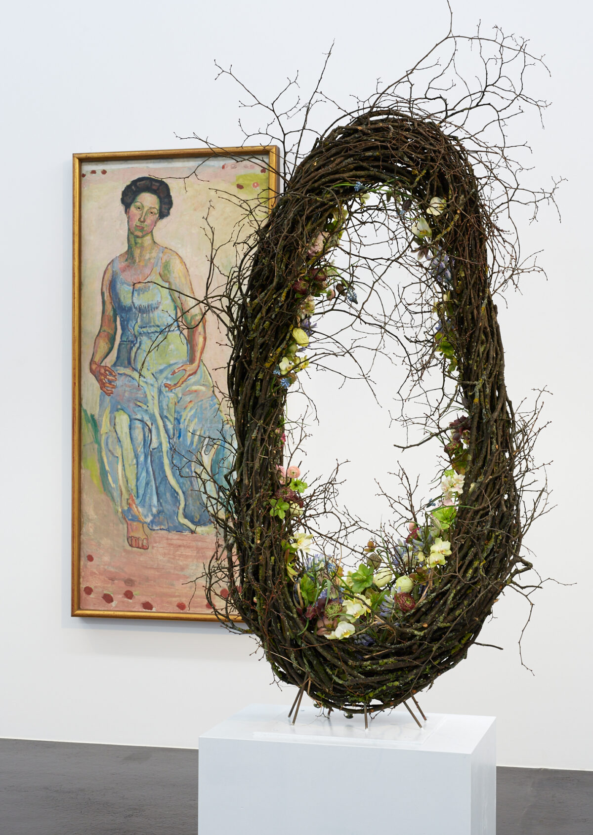 Eine florale Interpretation eines Kunstwerkes aus der Sammlung des Aargauer Kunsthauses