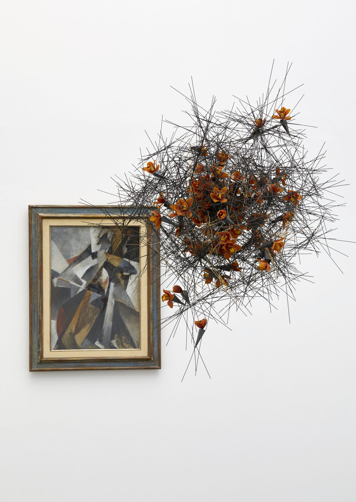 Eine florale Interpretation eines Kunstwerkes aus der Sammlung des Aargauer Kunsthauses