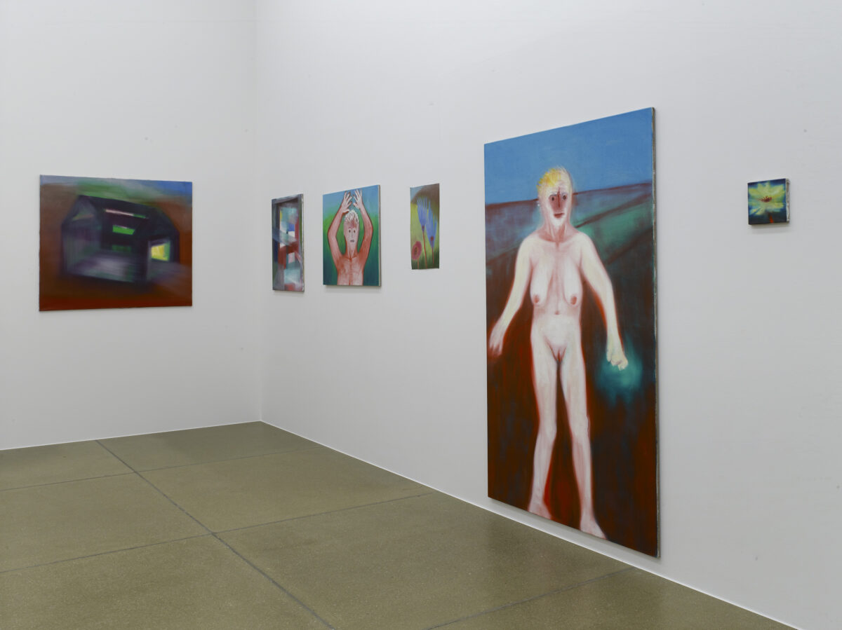 Ausstellungsansicht mit verschiedenen Kunstwerken im Aargauer Kunsthaus