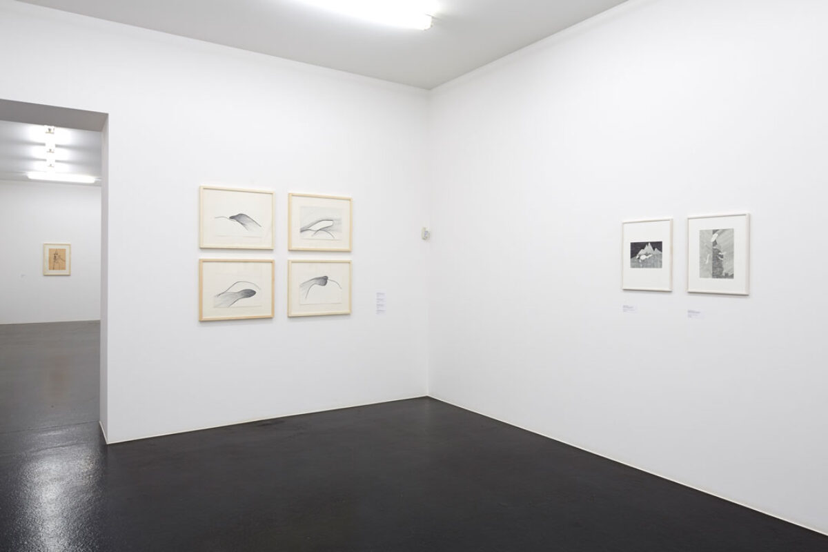 Ausstellungsansicht mit verschiedenen Kunstwerken im Aargauer Kunsthaus