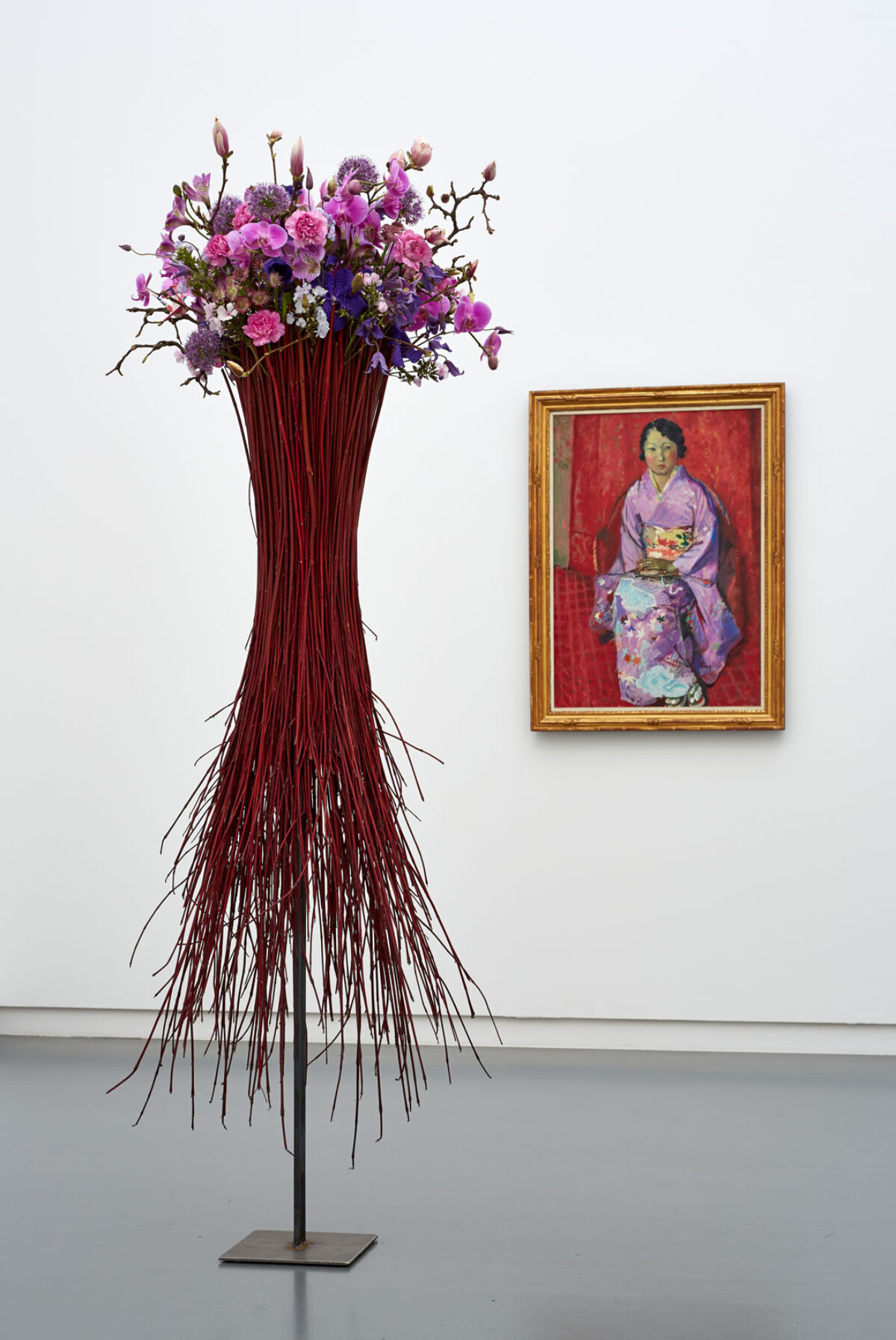 Eine florale Interpretation eines Kunstwerkes aus der Sammlung des Aargauer Kunsthauses