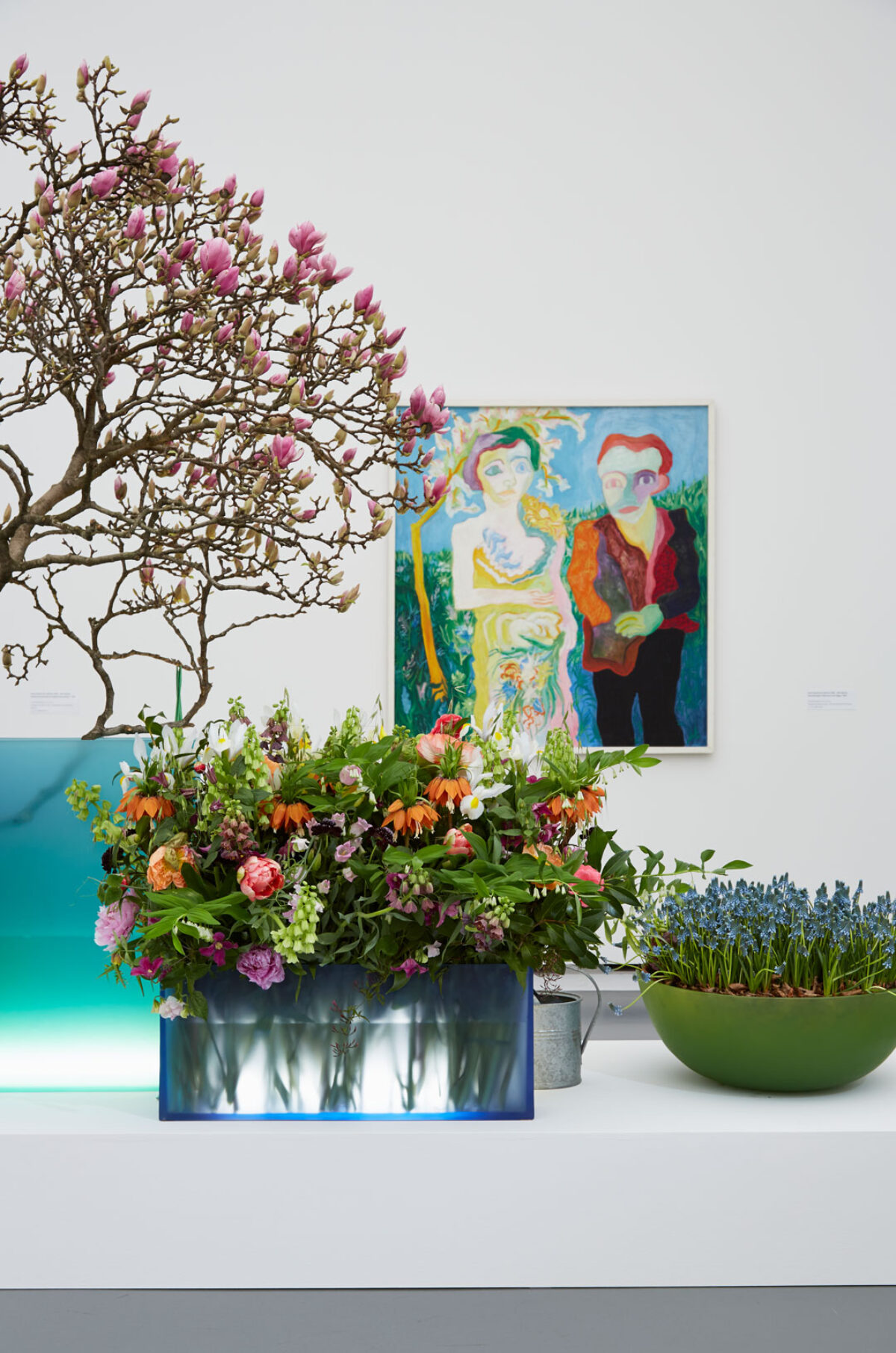 Eine florale Interpretation eines Kunstwerkes aus der Sammlung des Aargauer Kunsthauses