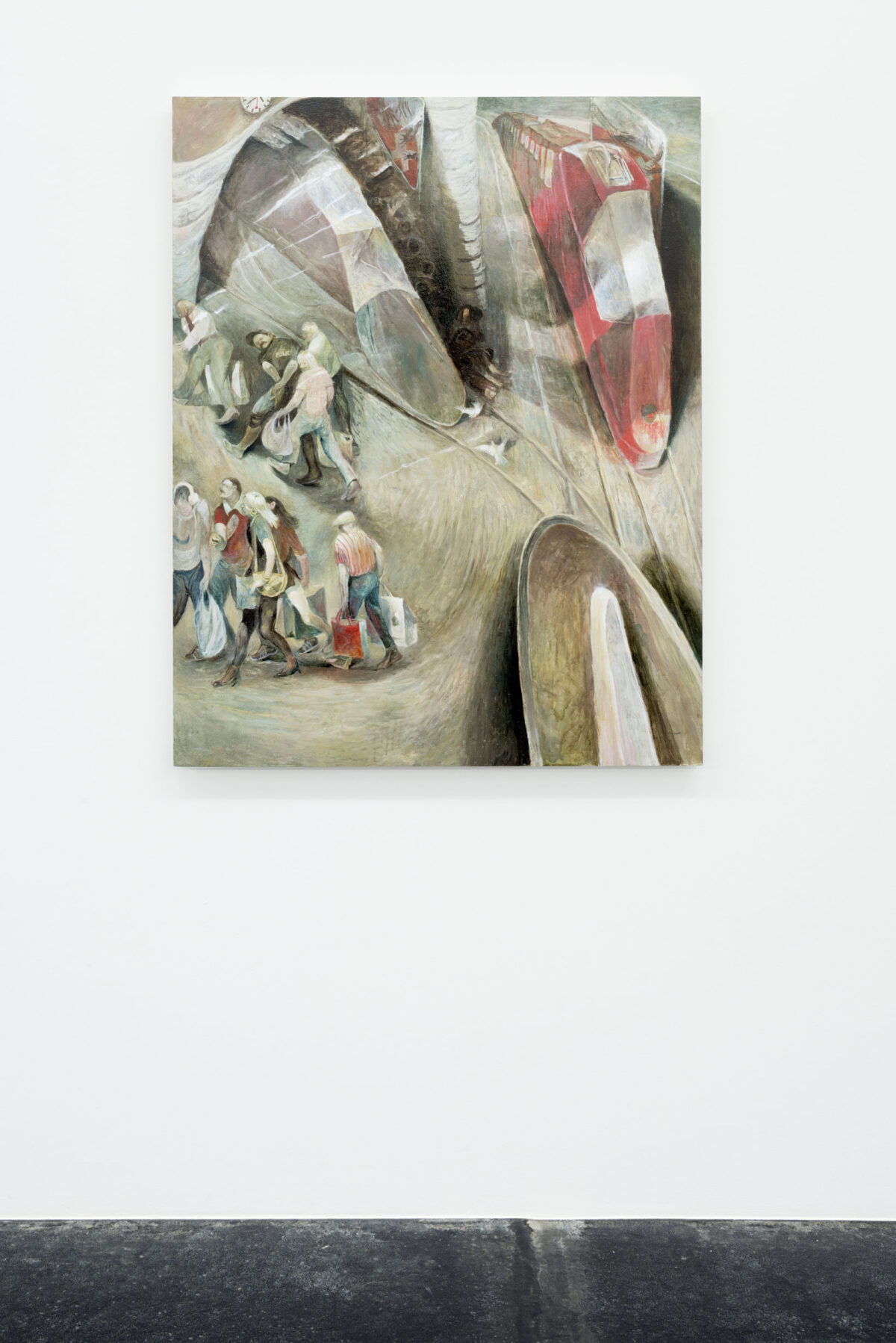 Ausstellungsansicht mit verschiedenen Kunstwerken im Aargauer Kunsthaus