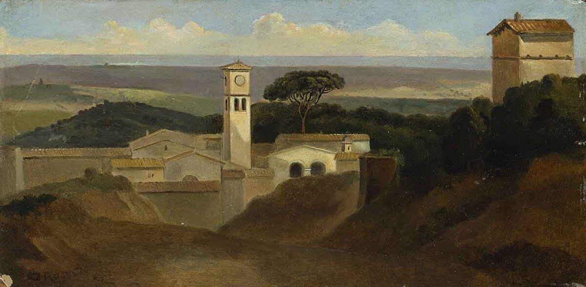 Camille Corot, Italienische Landschaft, um 1826 - 1827