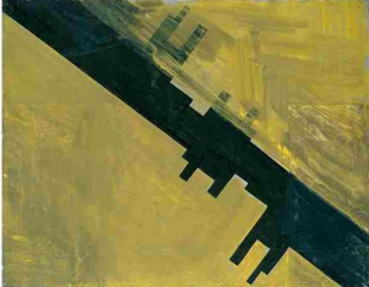 Helmut Federle, motor city, 1980