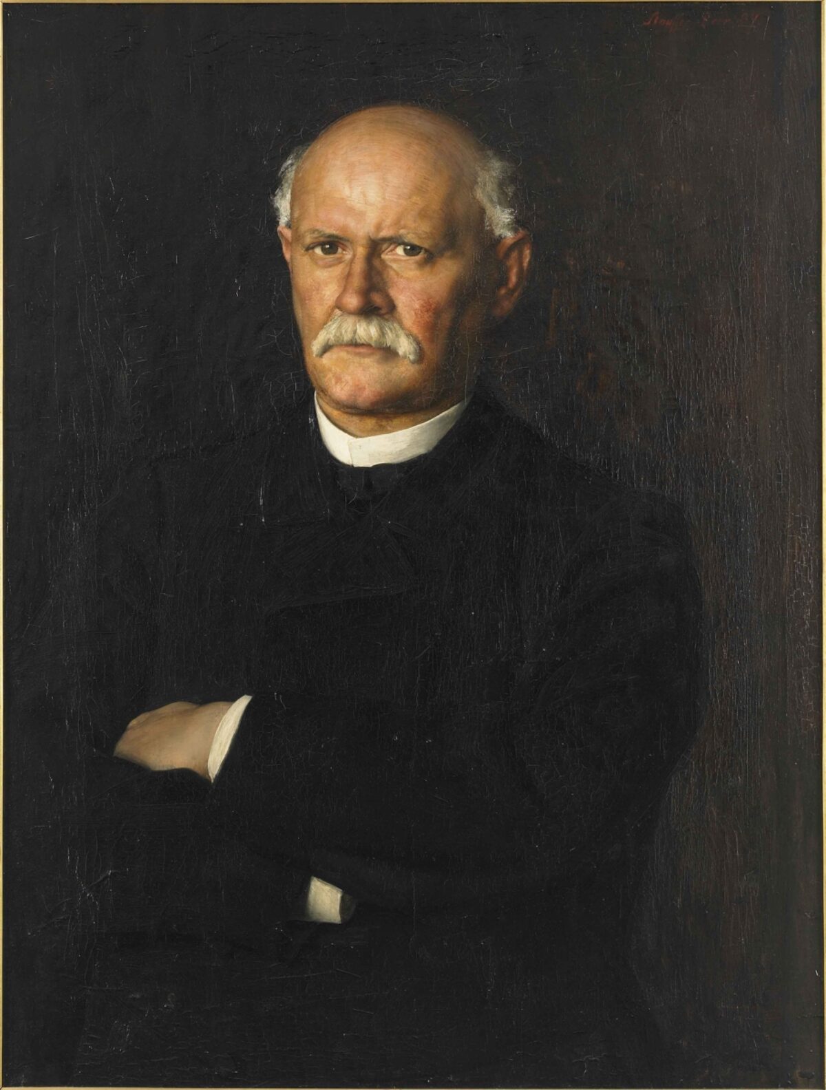 Karl Stauffer-Bern, Bildnis Bundesrat Emil Welti, 1887