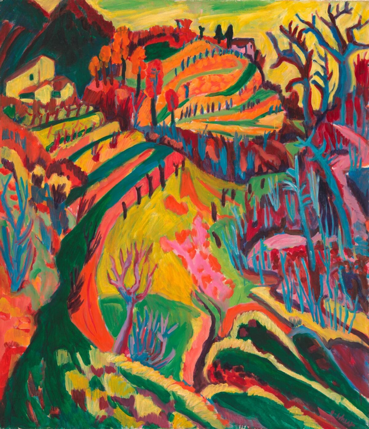 Hermann Scherer, Vorfrühlingslandschaft II, 1926