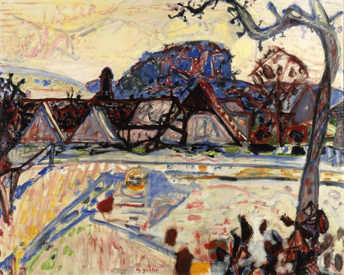 Max Gubler, Klosterdächer Unterengstringen, 1950
