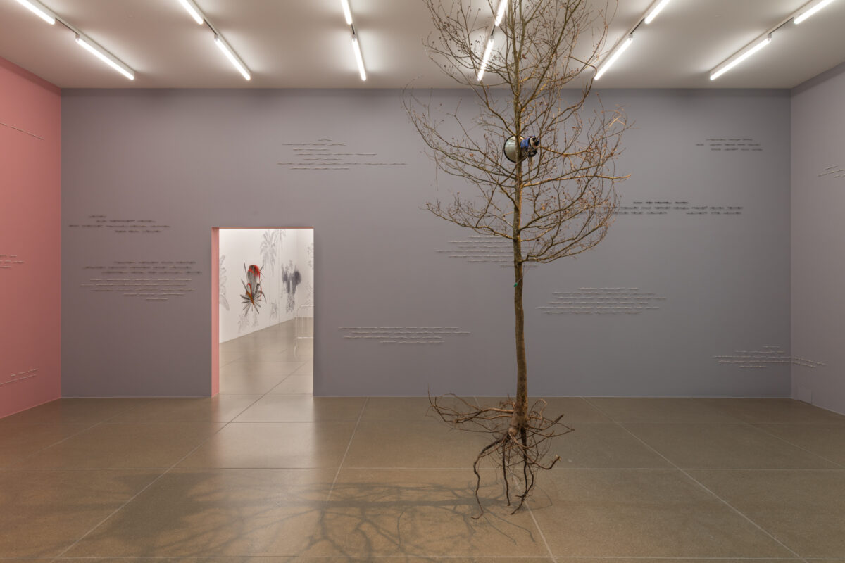 Ausstellungsansicht von verschiedenen Kunstwerken im Aargauer Kunsthaus