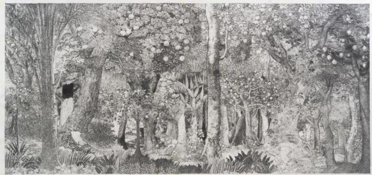 Didier Rittener, Les pommiers ou indécente forêt, 2014 - 2016