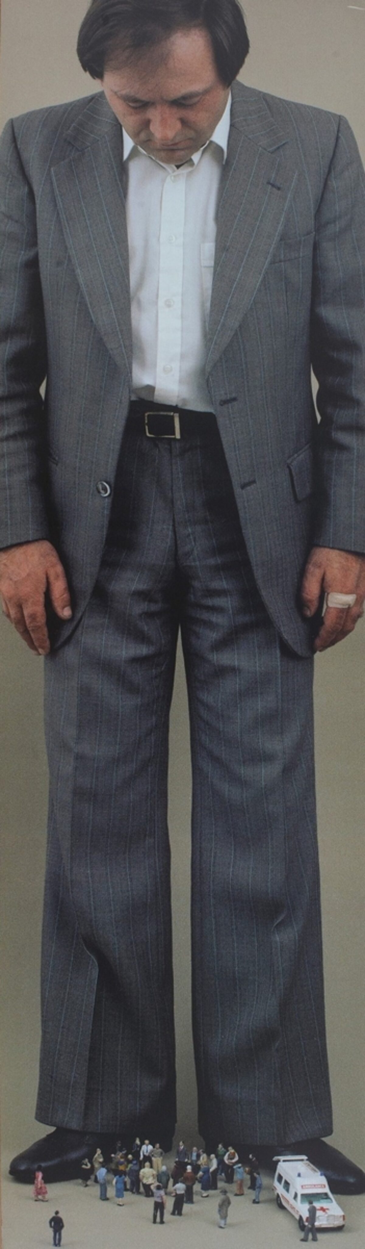 Guido Nussbaum, Hochhaus (Figürchen von Patricia Nussbaum), 1981