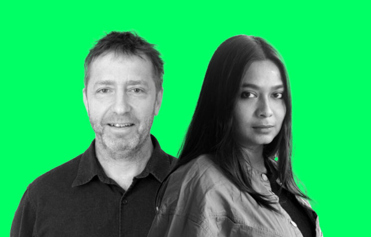 Porträtfoto von Jeremy Narby + Ishita Chakraborty