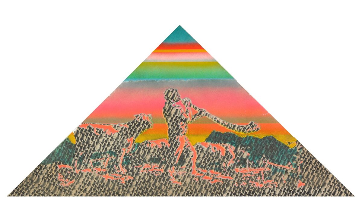 Samuel Buri, Alpenhorn triangulaire, 1967
