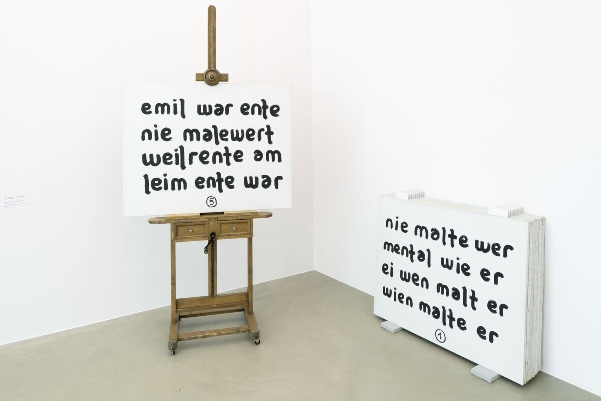 André Thomkins, Weitermalen, 1984