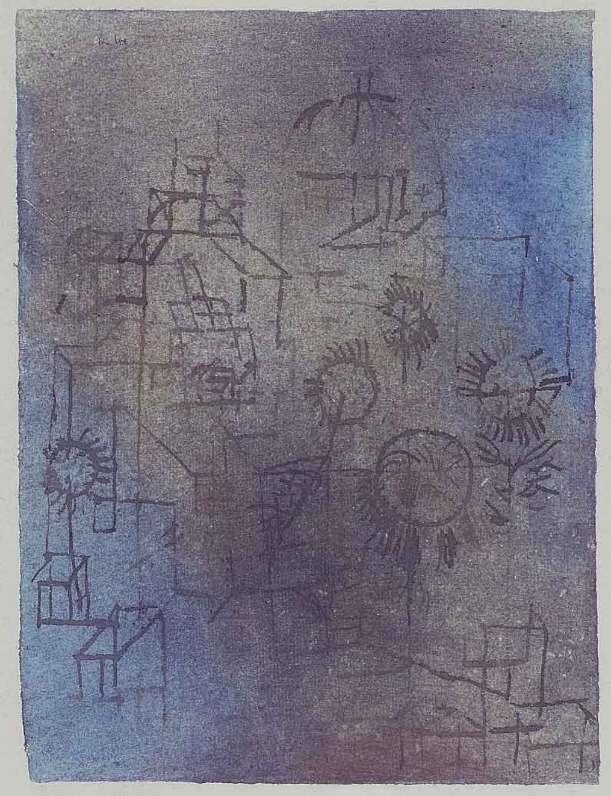Paul Klee, Garten im November, 1929