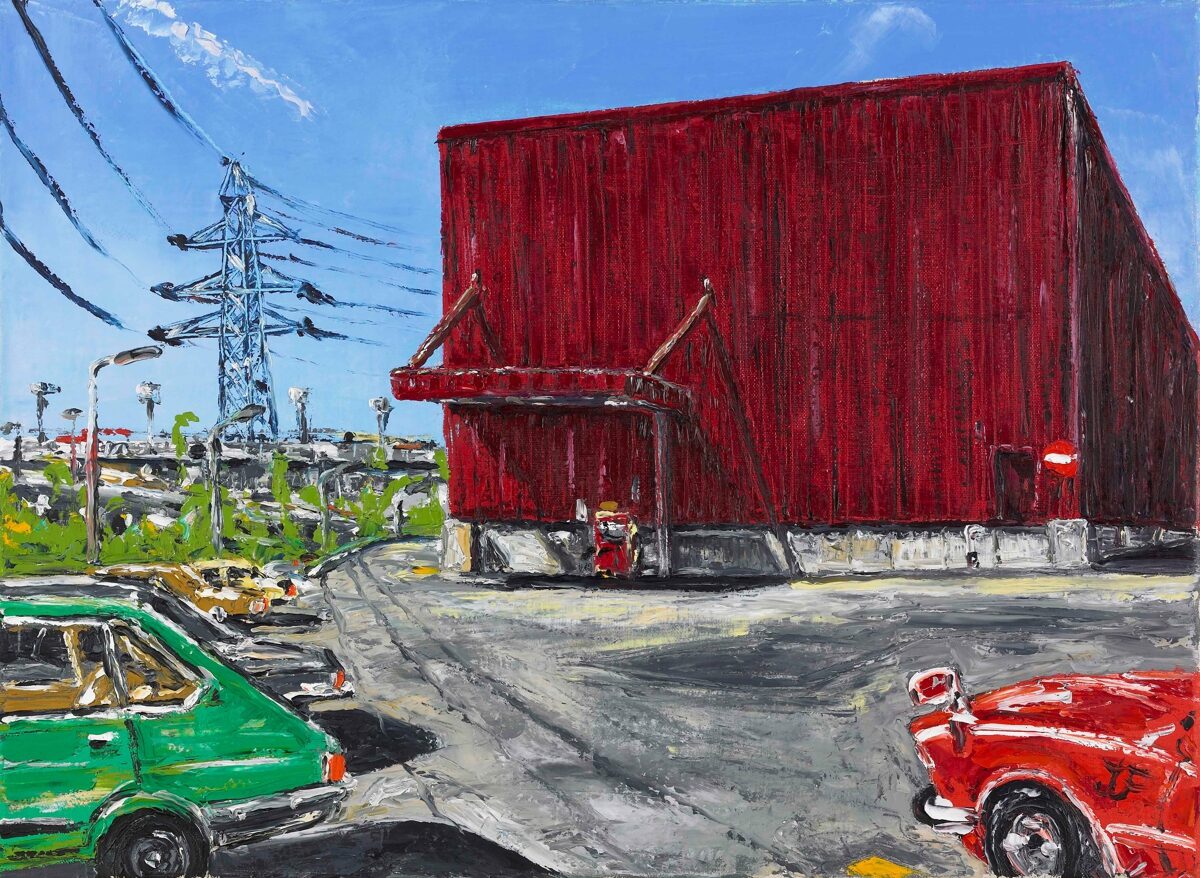 Jean-Frédéric Schnyder, Terminal (Nr. 101 aus der Serie: Berner Veduten), 1983