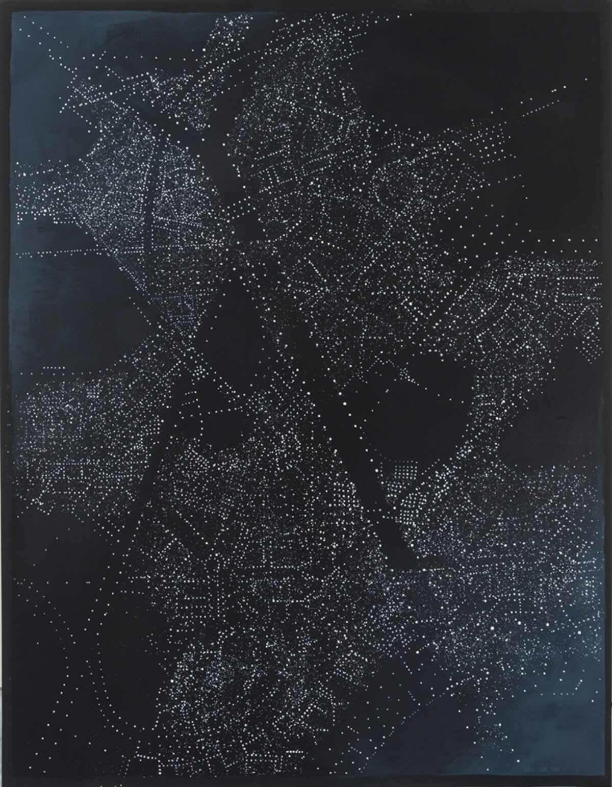 Beatrix Sitter-Liver, Nachtflug 4 (aus der Serie Sternspiele), 2001