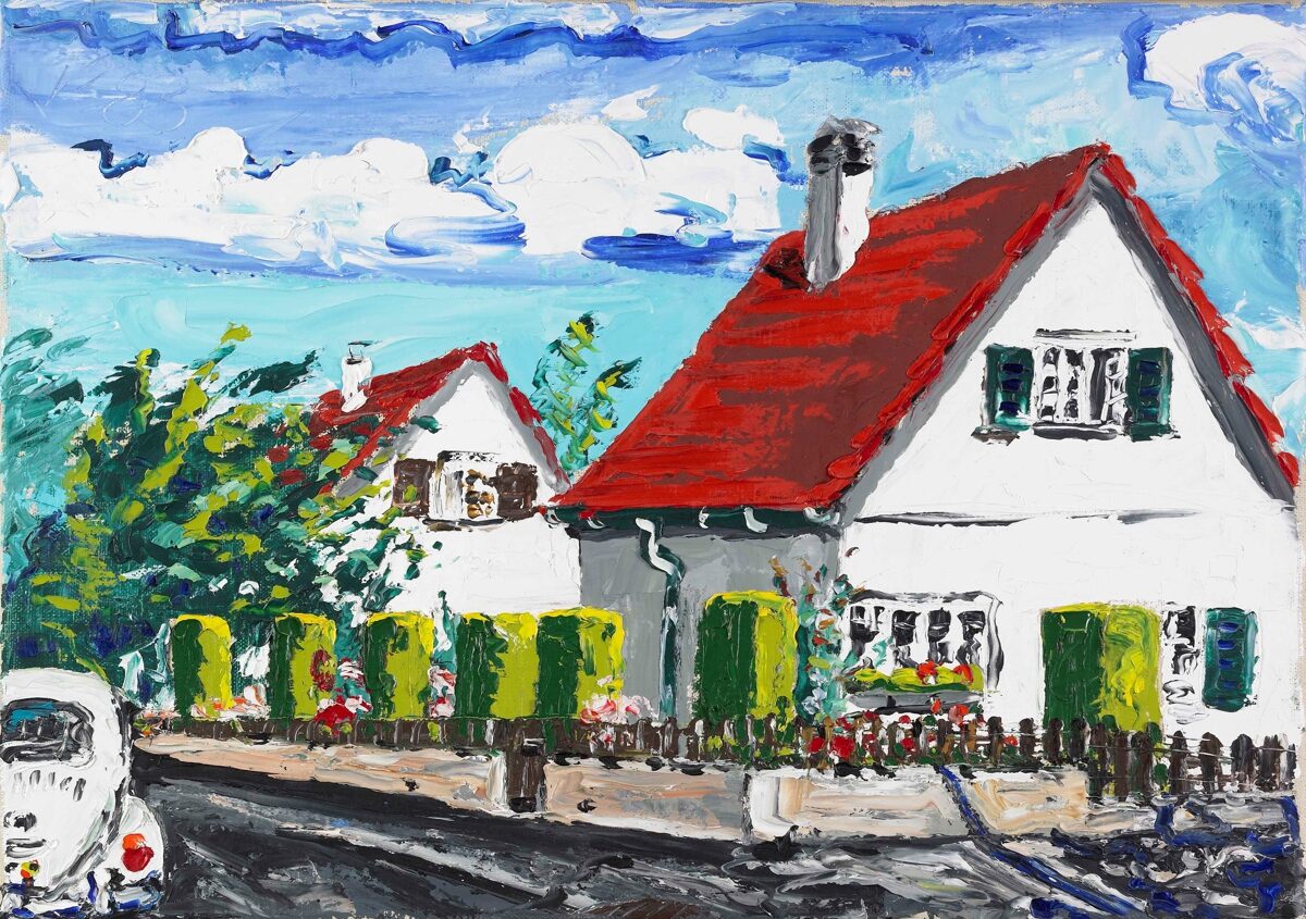 Jean-Frédéric Schnyder, Steingrubenweg (Nr. 141 aus der Serie: Berner Veduten), 1983