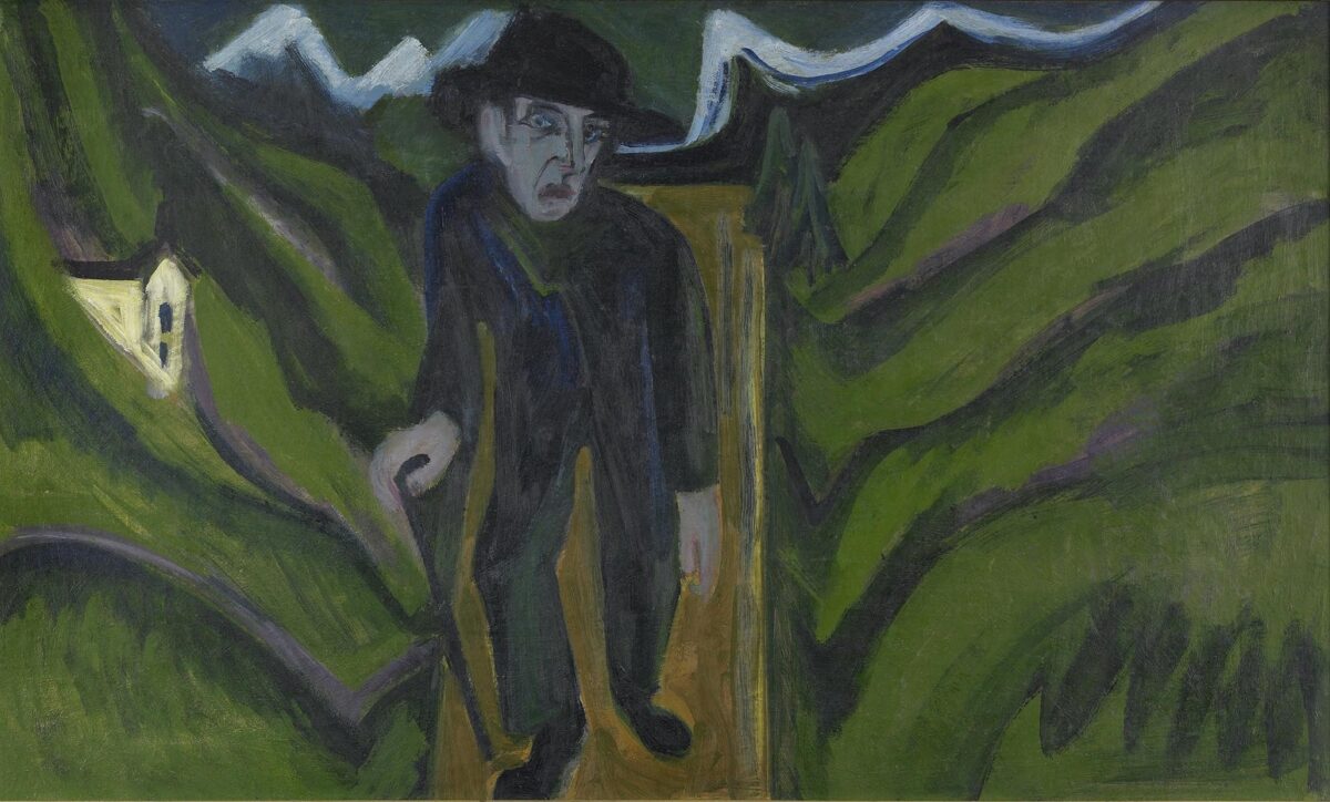 Ernst Ludwig Kirchner, Der Wanderer, 1922