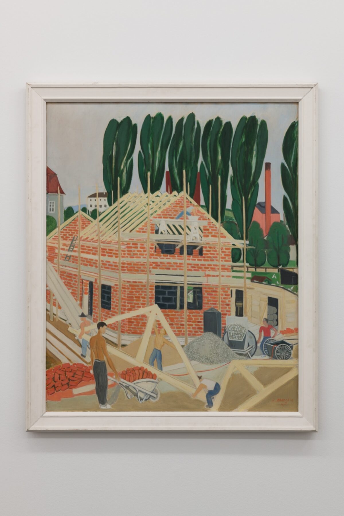 Rudolf Maeglin, Neubau des Ateliers, 1947