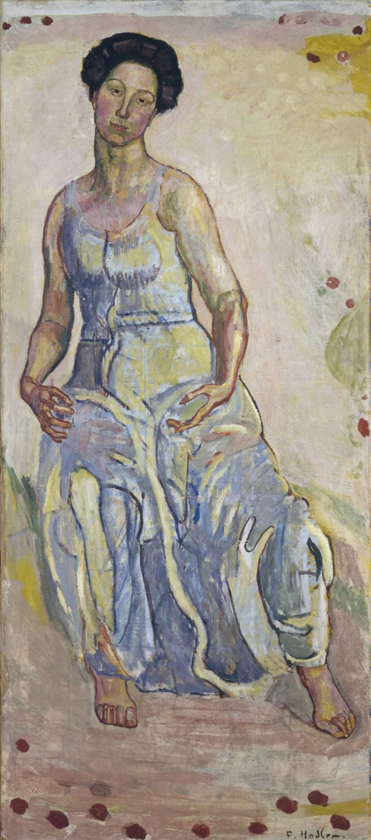 Ferdinand Hodler, Heilige Stunde (Fassung mit einer Figur), um 1910