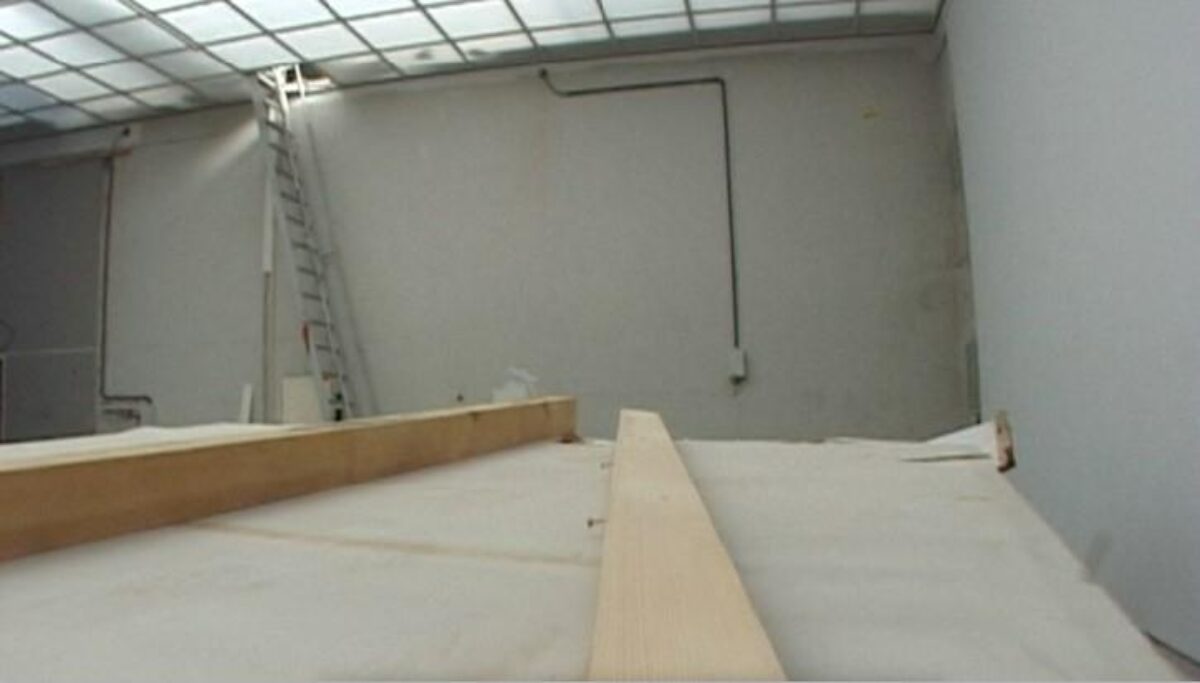 Christoph Rütimann, Handlauf Umbau Aargauer Kunsthaus, 2002