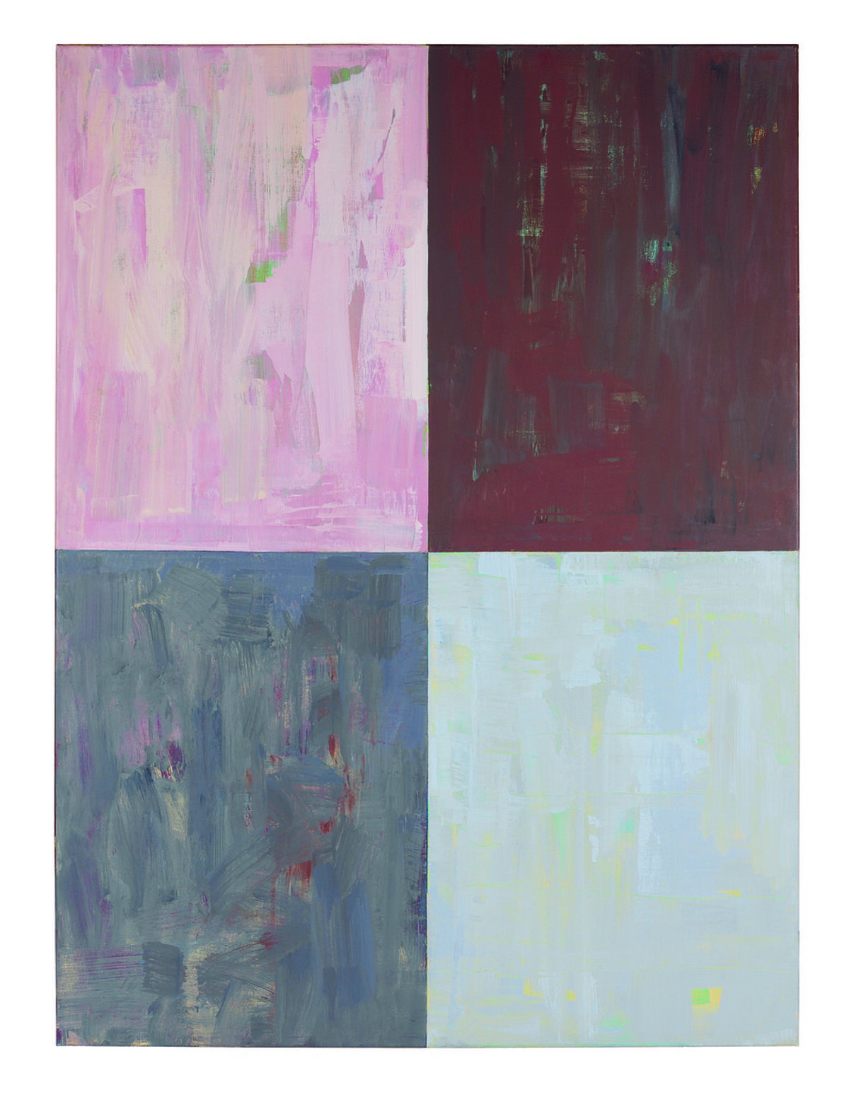 Pierre Haubensak, Ohne Titel (Tetras 20), 1989