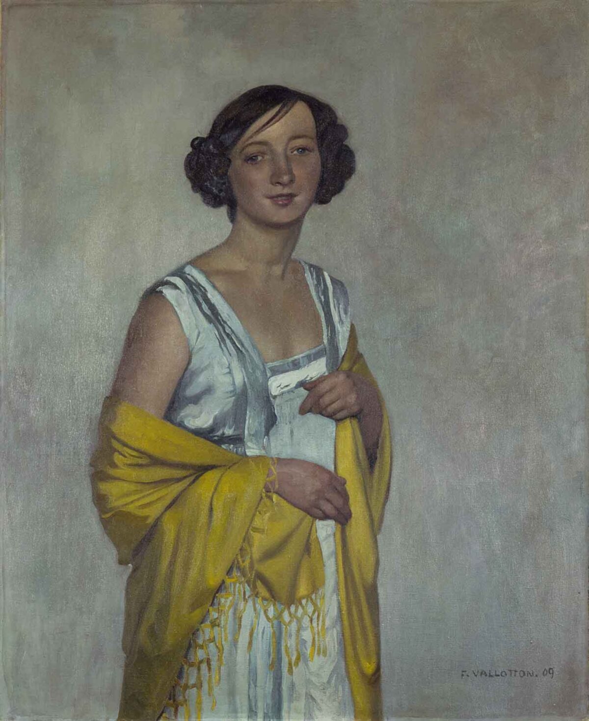 Félix Vallotton, Femme à l'écharpe jaune, 1909