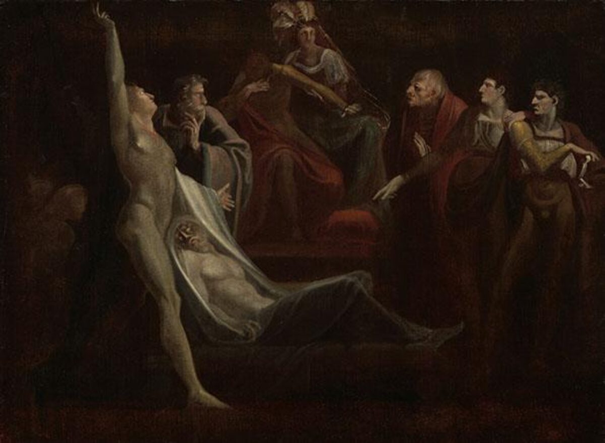 Johann Heinrich Füssli, Warwick schwört vor der Leiche Gloucesters, 1780 - 1782
