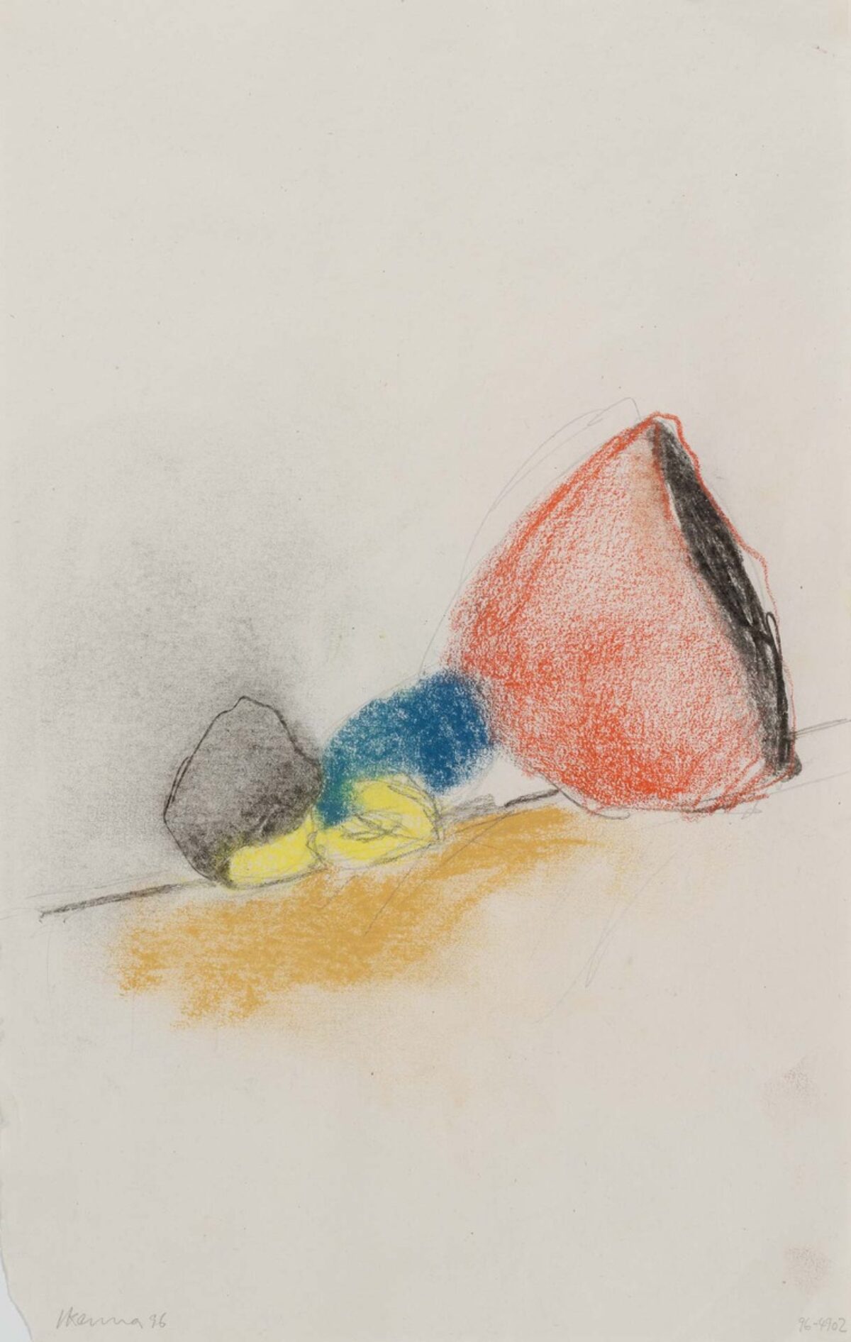Leiko Ikemura, Ohne Titel (Liegende), 1996