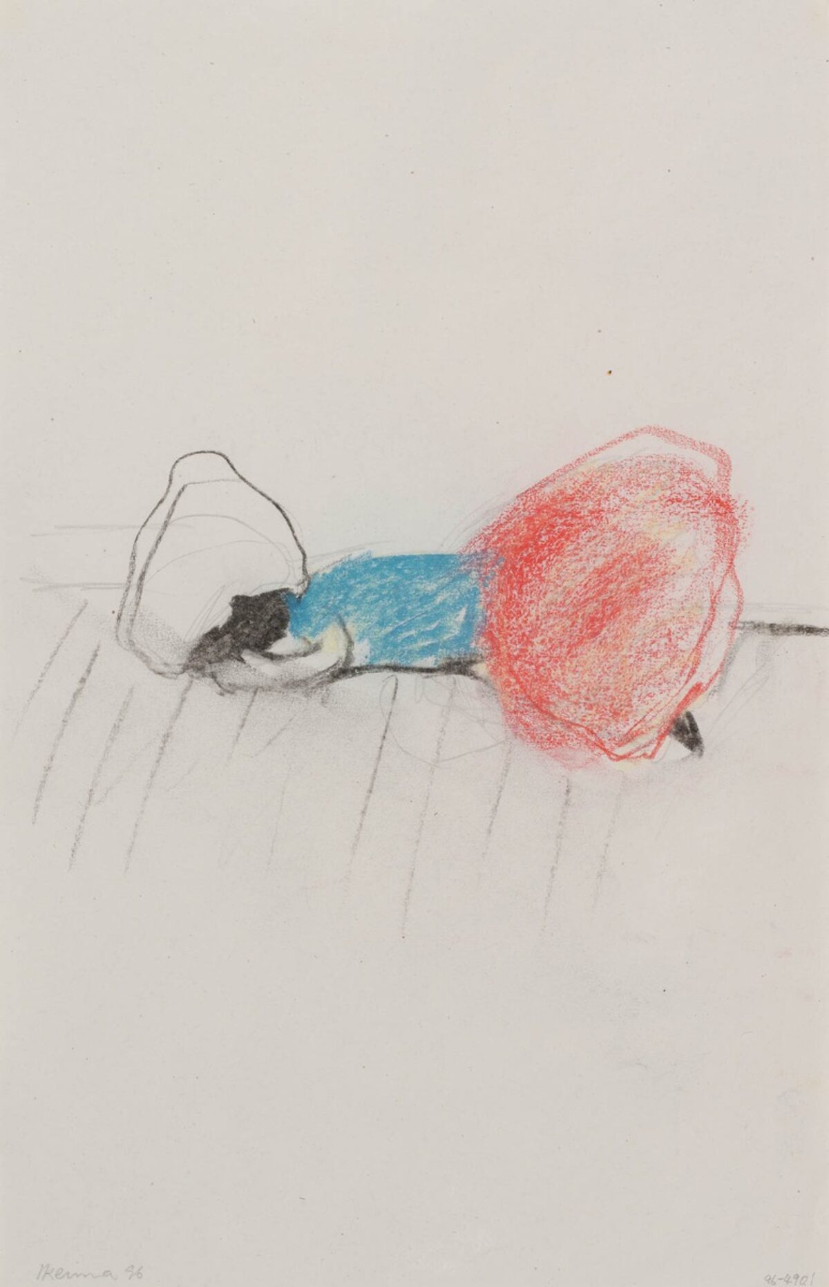 Leiko Ikemura, Ohne Titel (Liegende), 1996
