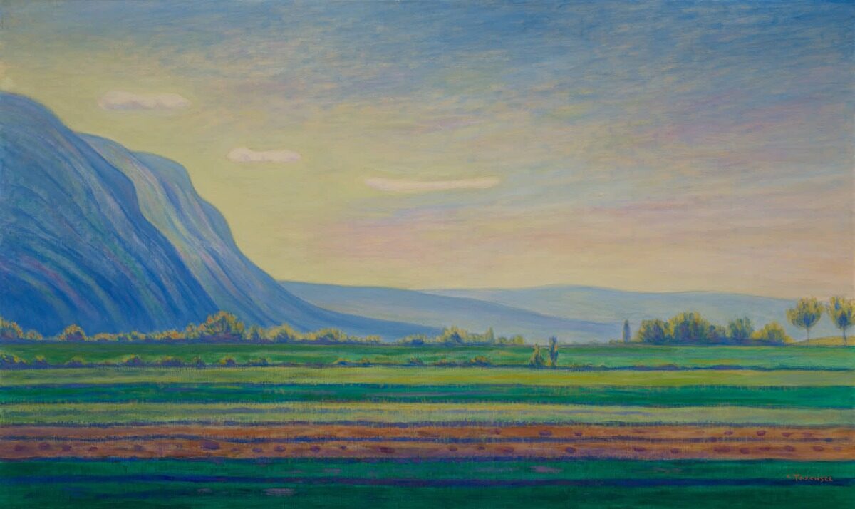 Albert Trachsel, Landschaft am Salève, Um 1915